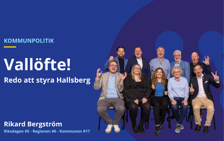 Moderaterna i Hallsberg presenterar tio konkreta vallöften inför mandatperioden 2026–2030. Löften som går att följa upp – och som vi är beredda att ta ansvar för.